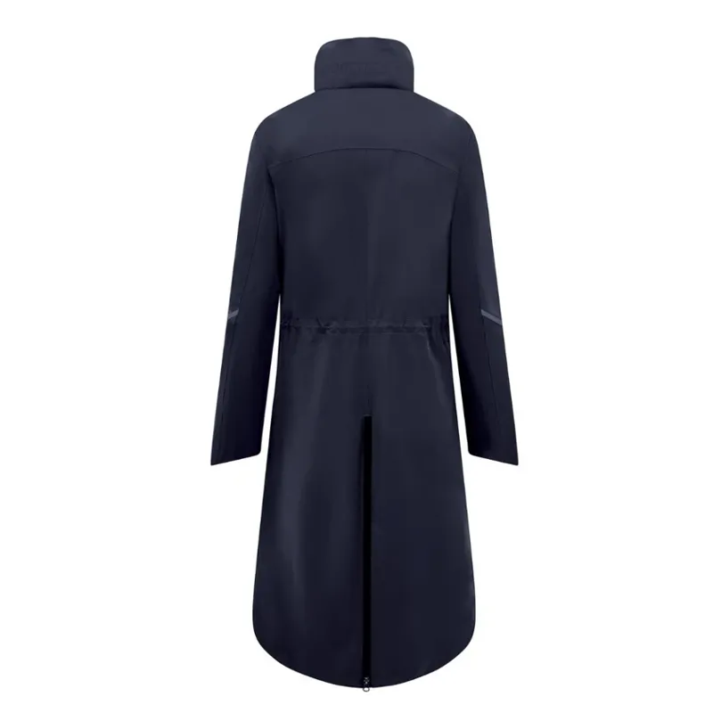 Equetech Ladies Utopia Luxe Waterproof Riding Coat Navy-1
