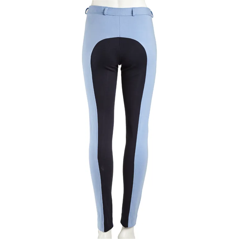 Legacy Equestrian Junior Jodhpurs Light Blue and Navy