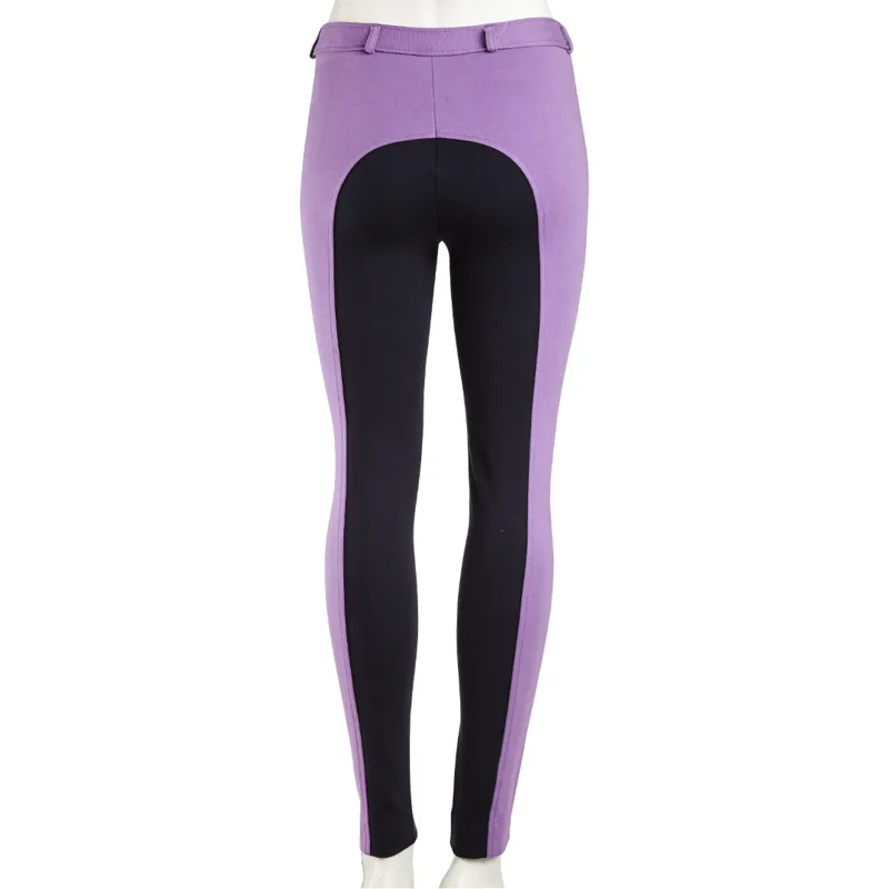 Legacy Equestrian Junior Jodhpurs Lilac and Navy