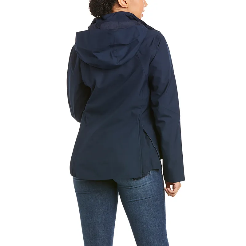 Ariat Ladies Coastal Waterproof Jacket Navy-1