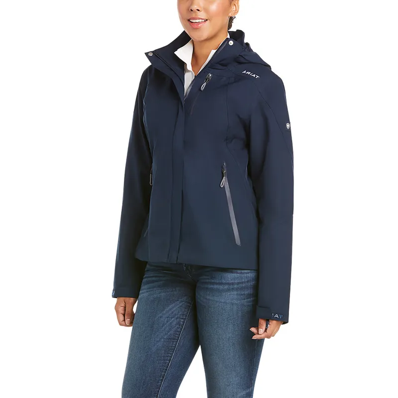 Ariat Ladies Coastal Waterproof Jacket Navy