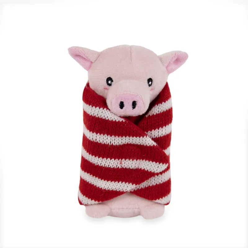 Rosewood Penny Pig In Blanket Cat Toy