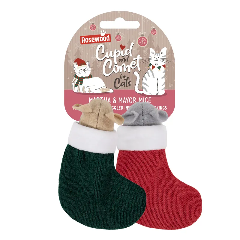 Rosewood Martha and Mayor Mice Duo Cat Toy