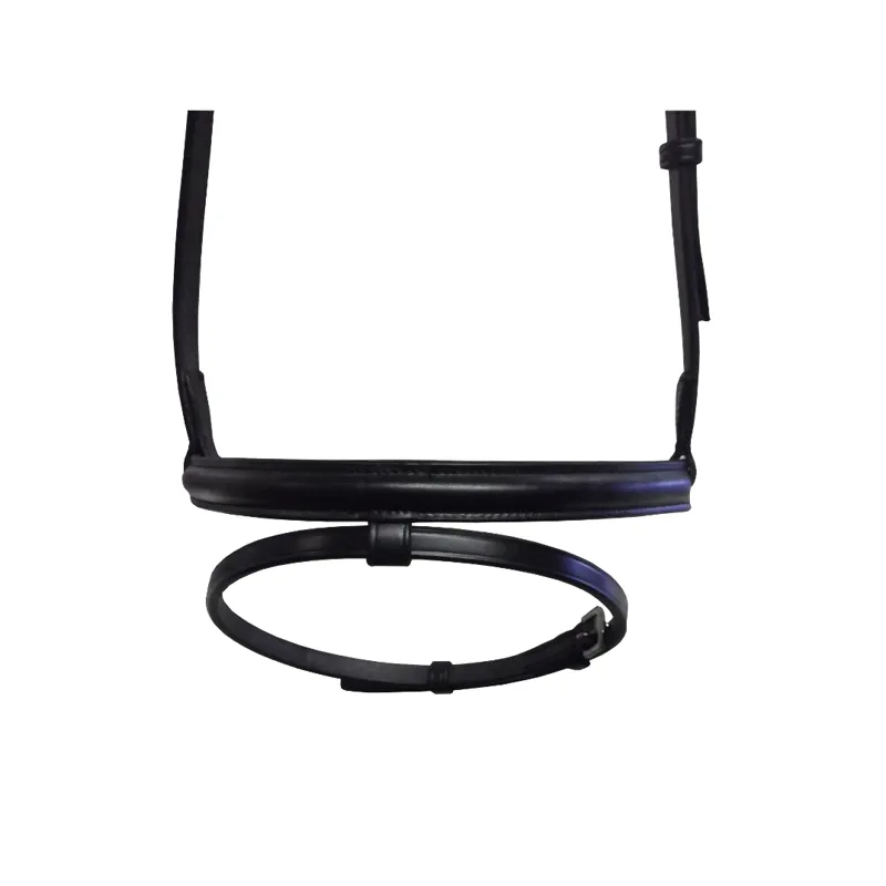 E Jeffries Wembley Flash Noseband Black-1