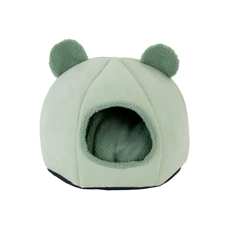 Ancol Teddy Bear Ear Cave Bed Sage
