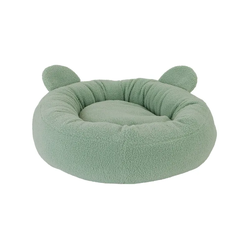 Ancol Small Bite Teddy Bear Donut Beds Sage 70cm