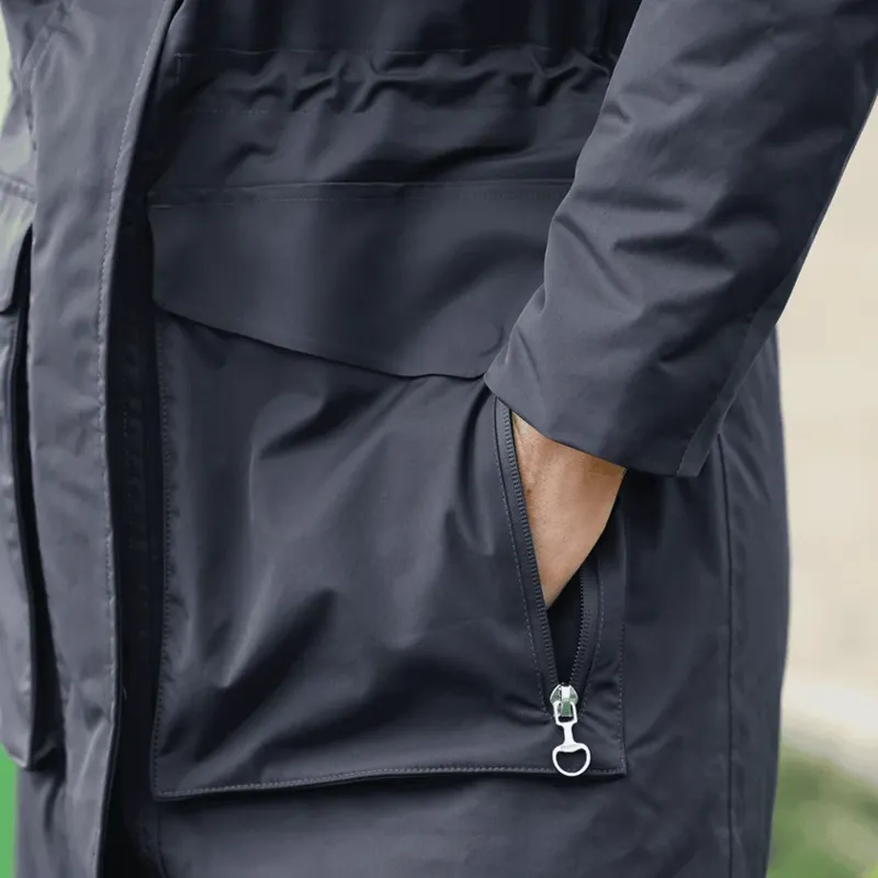 Equetech Ladies Utopia Luxe Waterproof Riding Coat Navy-4