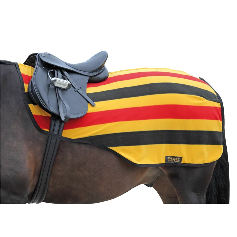 Shires Tempest Original Fleece Exercise Sheet Newmarket Stripe