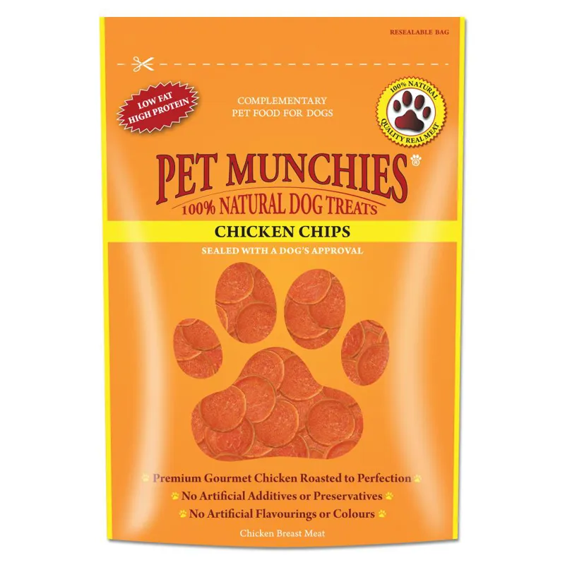 Pet Munchies Chicken Chips 100g