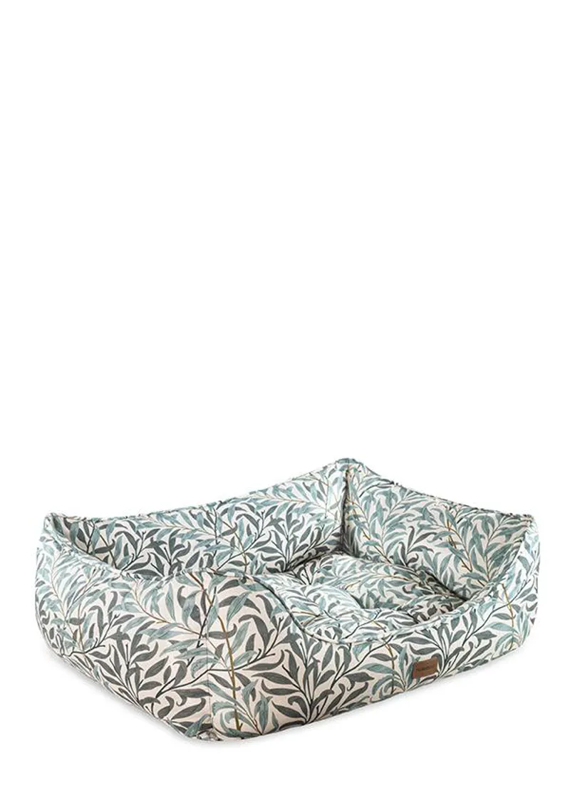 William Morris Willow Bough Print Square Bed-1