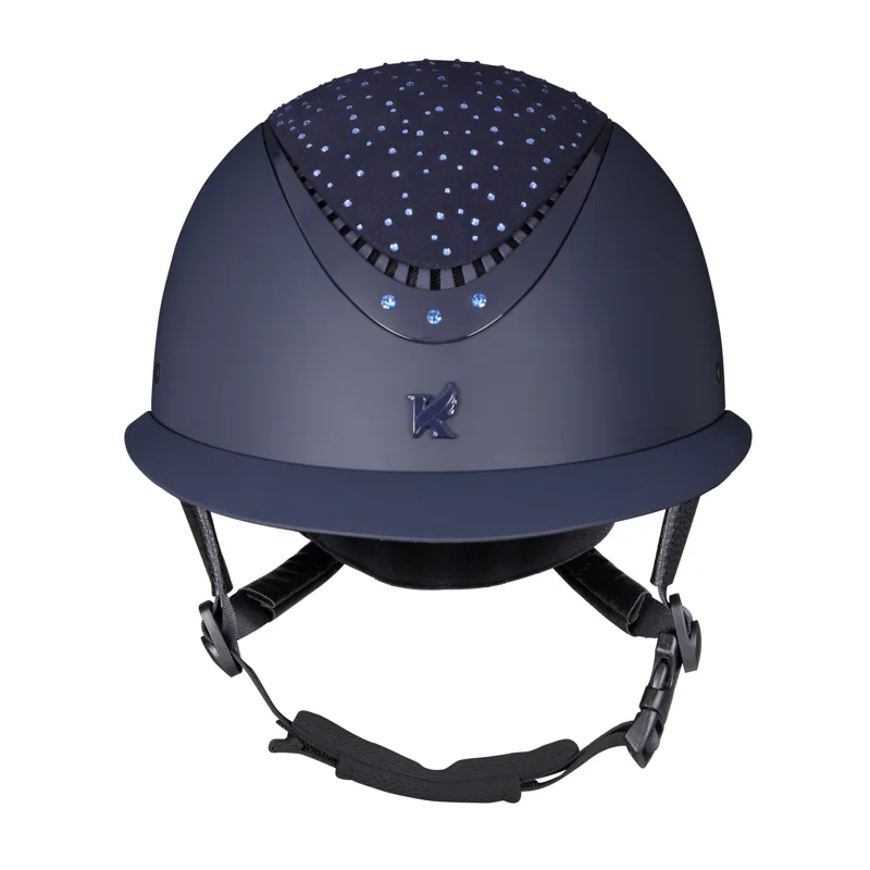 Karben Viola Ellipse Wide Peak Riding Hat Navy