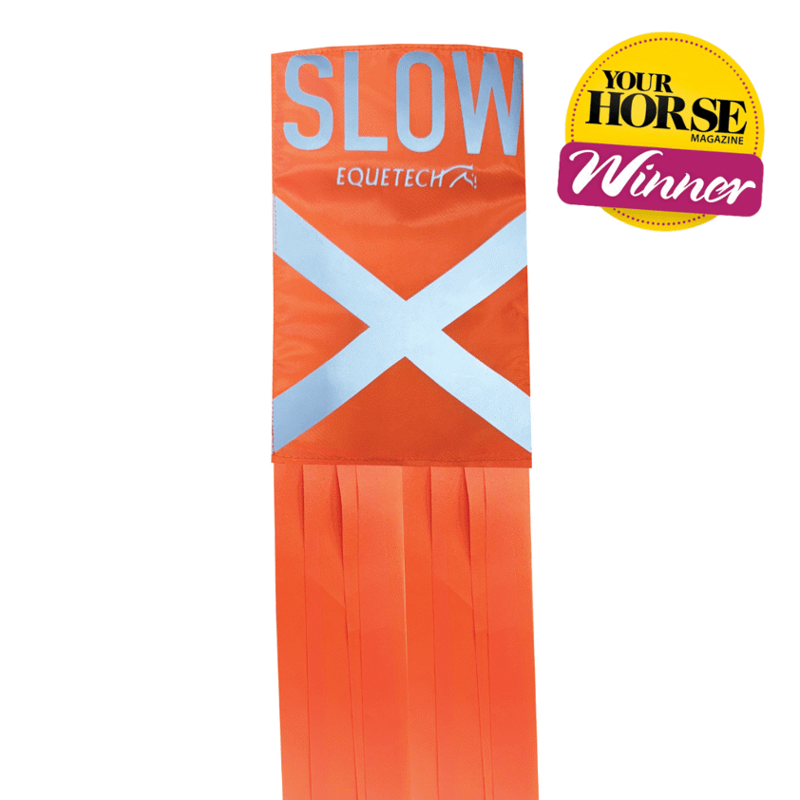 Equetech Hi-Vis Vision Horse Tail Tassels Orange