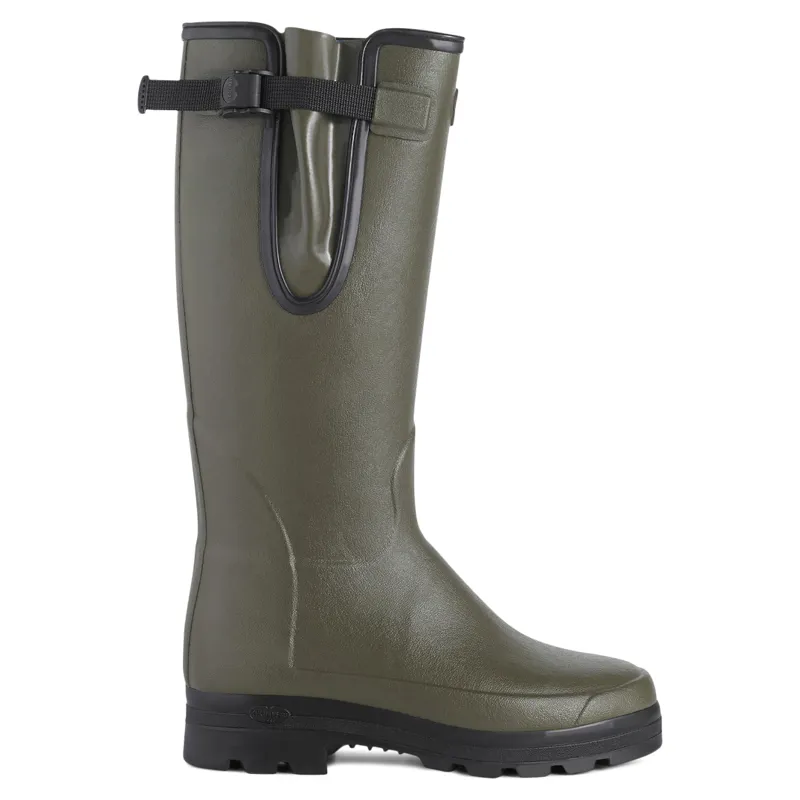 Le Chameau Mens Vierzonord Wellingtons Green-1