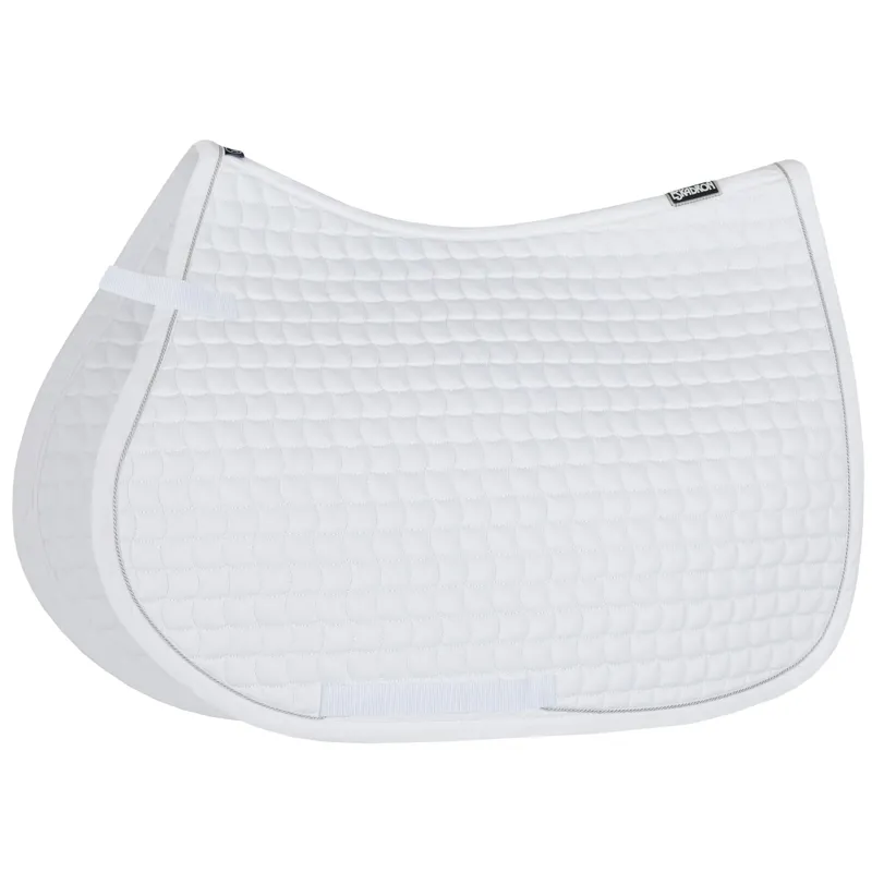 Eskadron Classic Piped Saddlecloth General Purpose White/Silver