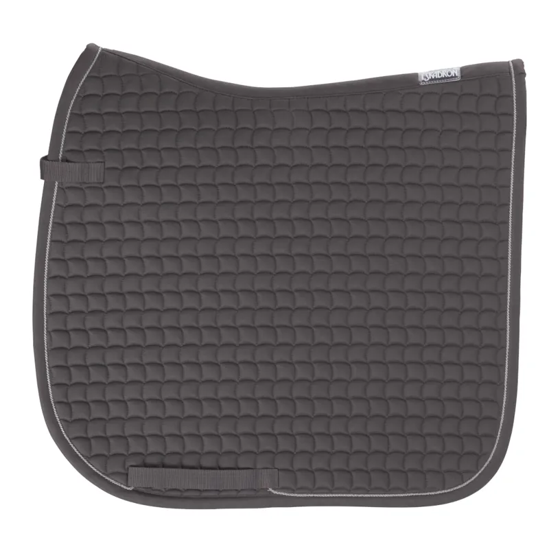 Eskadron Classic Piped Saddlecloth Dressage Grey/Silver