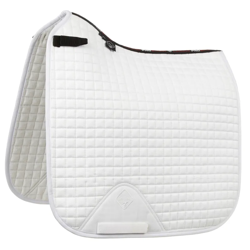 LeMieux Prosport Suede Dressage Saddlecloth White Large