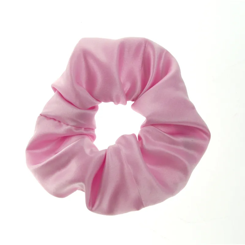 Show Quest Plain Scrunchie Pale Pink