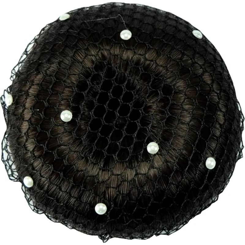 Show Quest Bun Net Swarovski Pearls