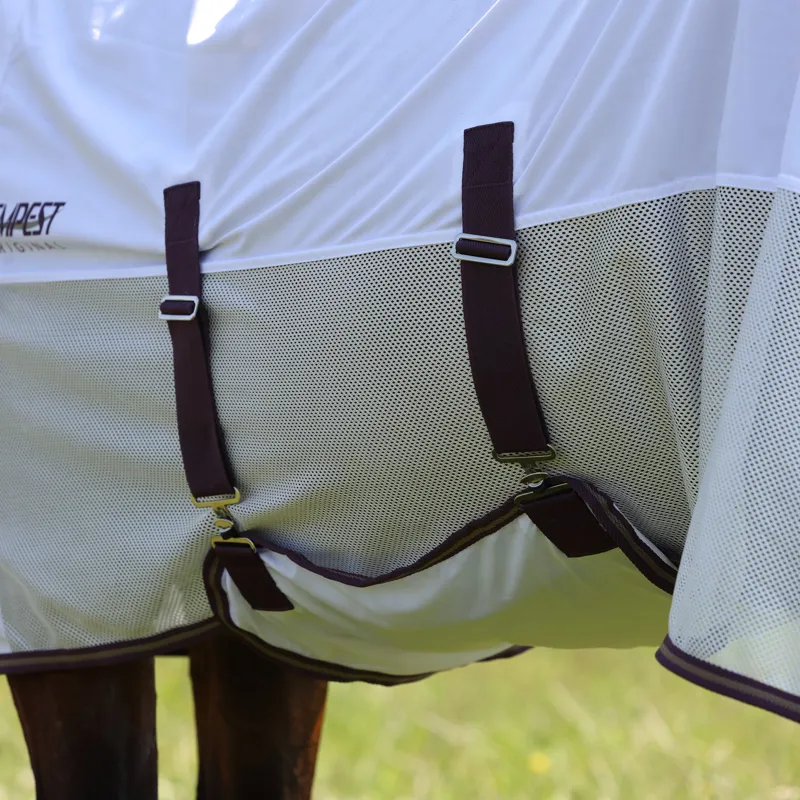 Shires Tempest Original Fly Mesh Combo Rug White-2