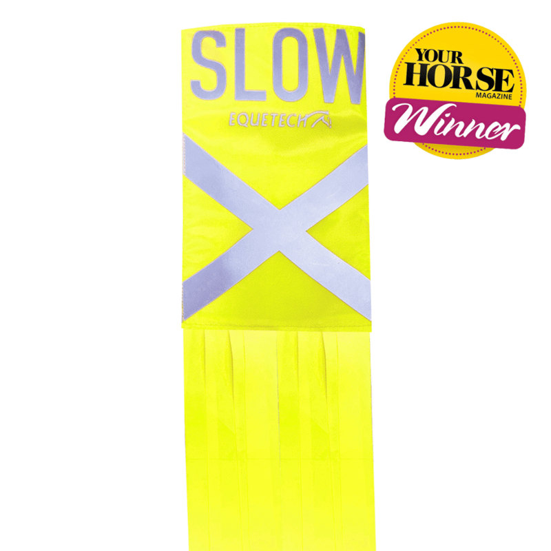 Equetech Hi-Vis Vision Horse Tail Tassels Yellow