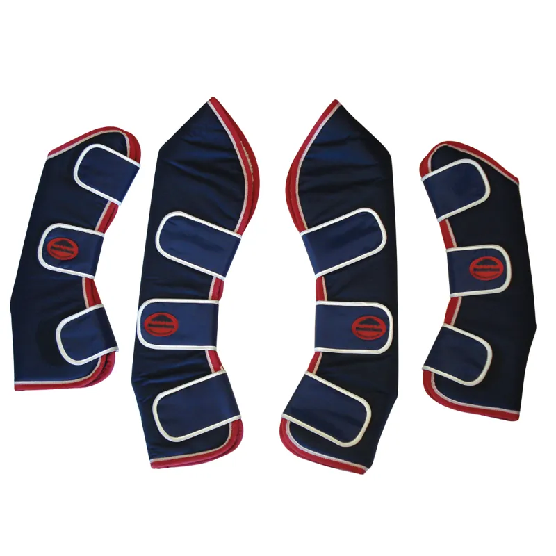 Weatherbeeta Travel Boots Navy/Red/White