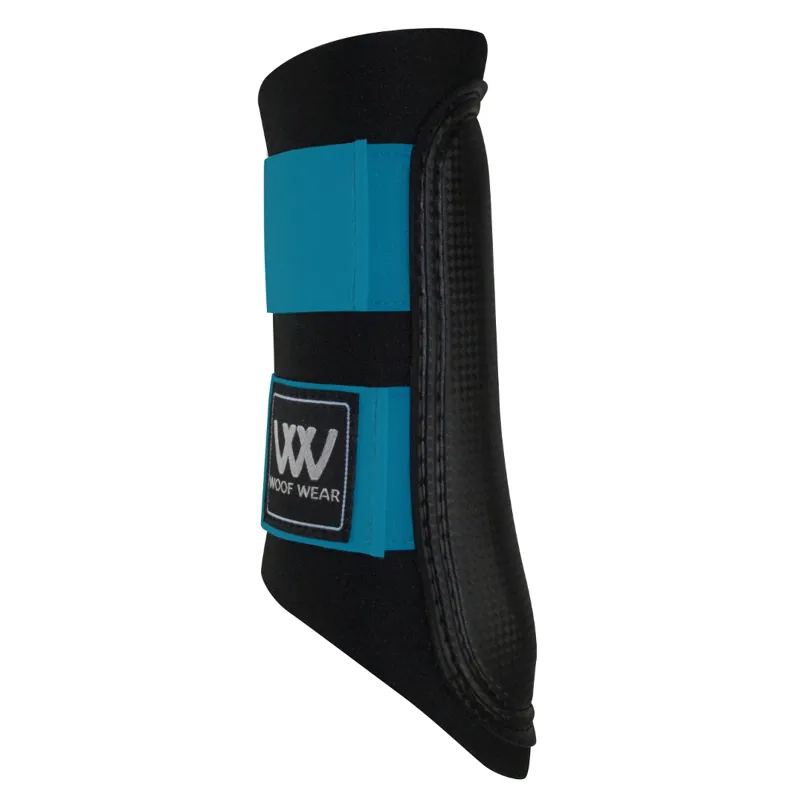 Woof Wear Club Brushing Boot Black/Turquoise