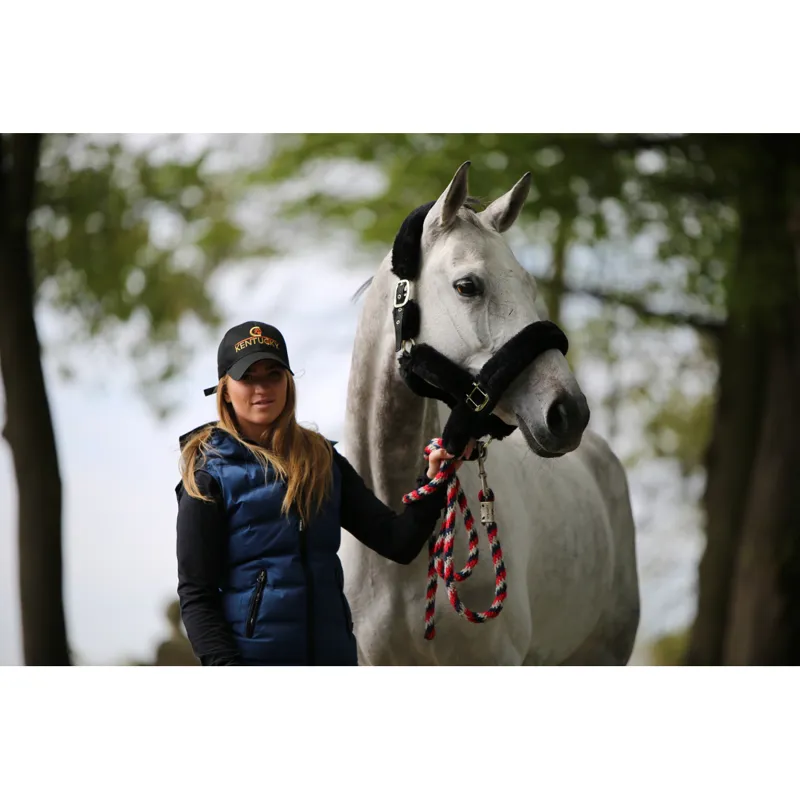 Kentucky Sheepskin Headcollar Black-1