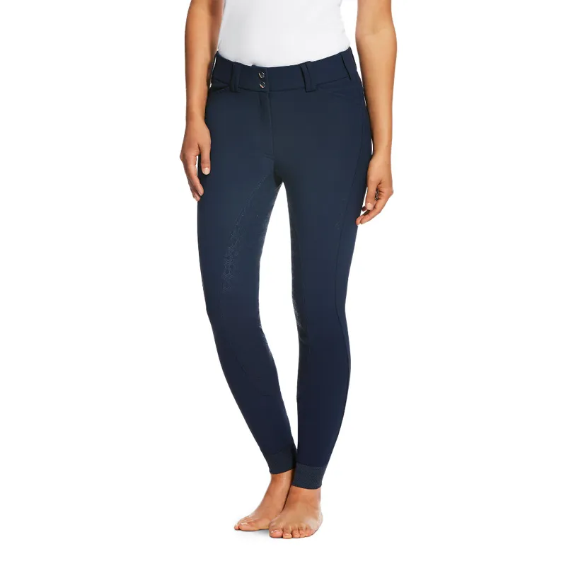 Ariat Ladies Tri Factor Grip Full Seat Breeches Navy