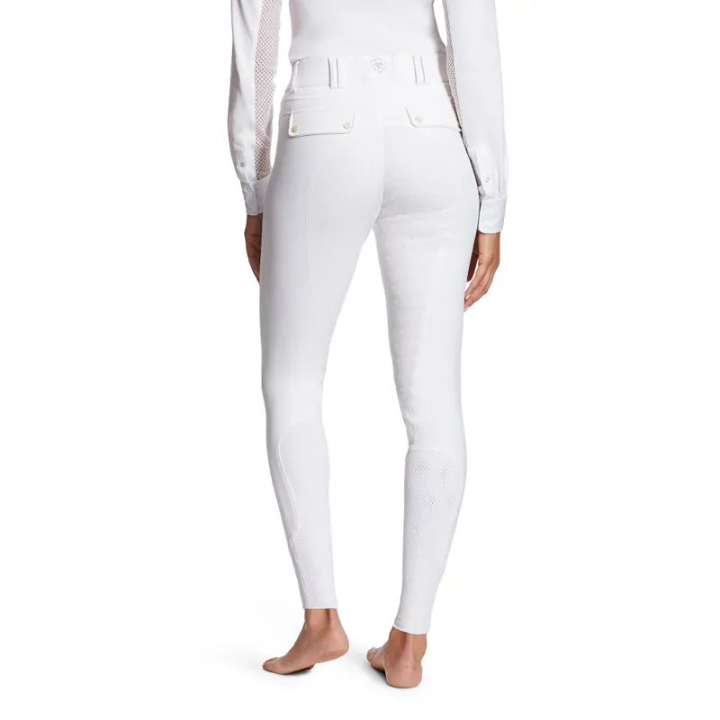 Ariat Ladies Tri Factor Grip Full Seat Breeches White-1