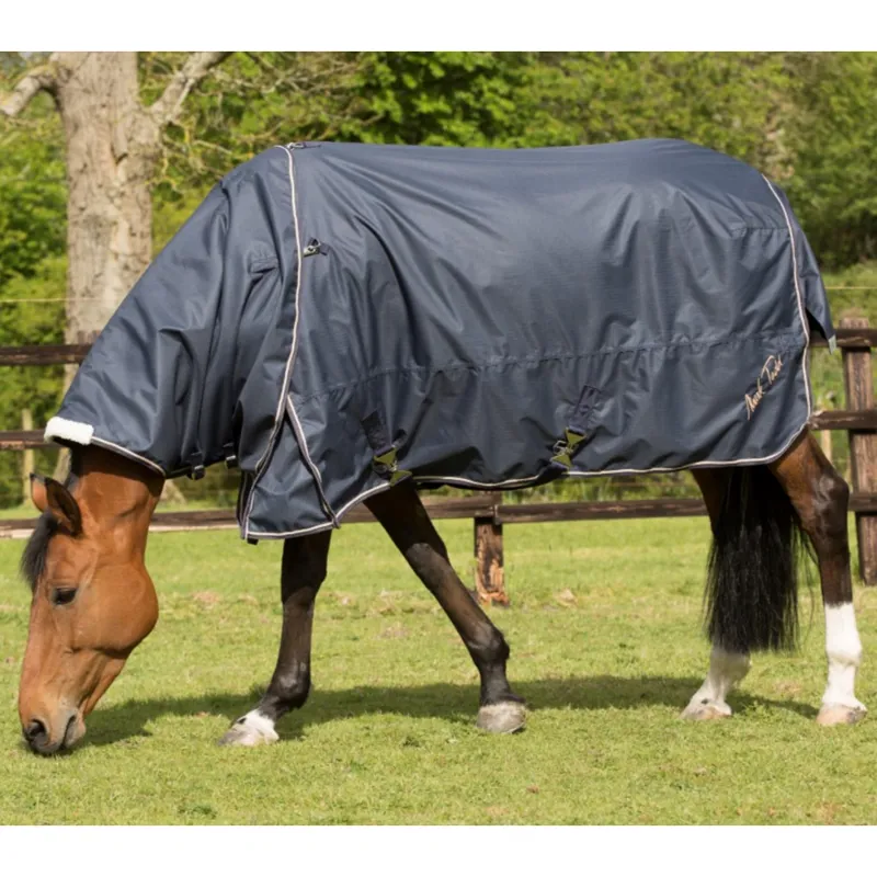 Mark Todd Lightweight Turnout Rug Navy/Beige
