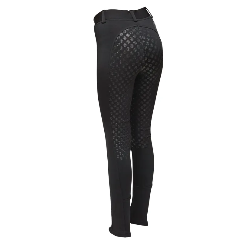 Dublin Childrens Performance Cool It Gel Riding Tights Black-1