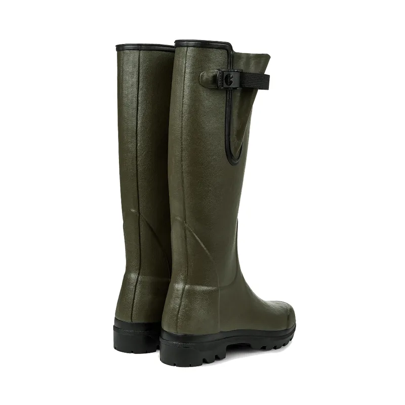 Le Chameau Ladies Vierzon Jersey Wellingtons Vert Chameau-2