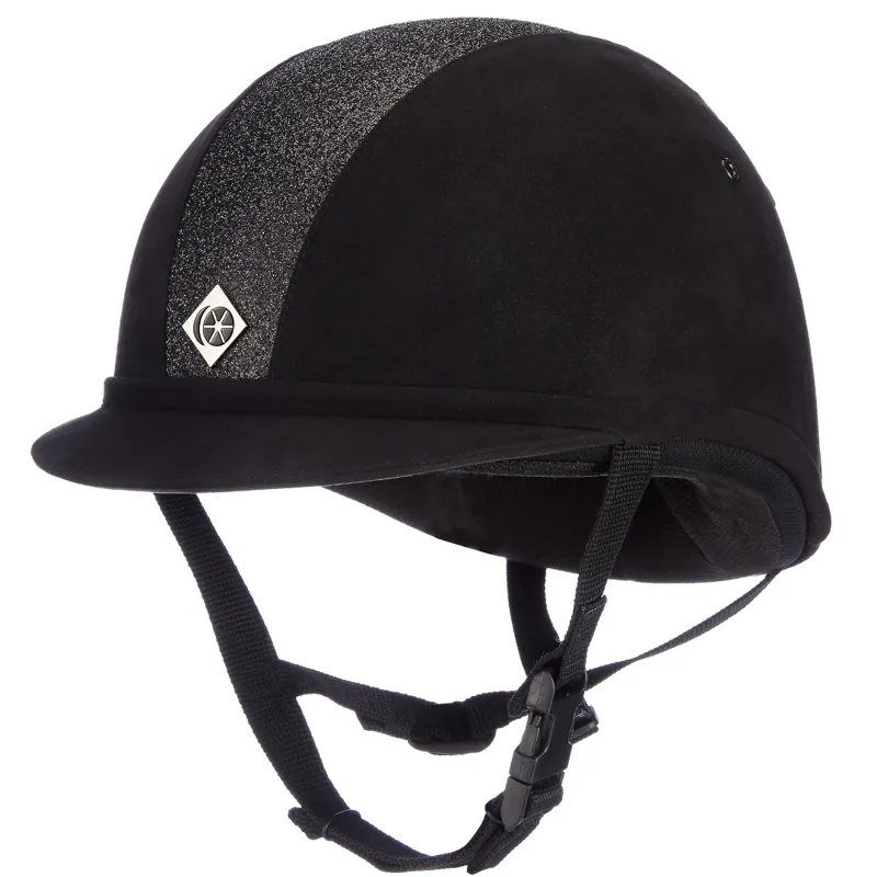 Charles Owen YR8 Sparkly Riding Hat Black