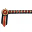 Show Quest Boston Browband Navy/Red/Gold