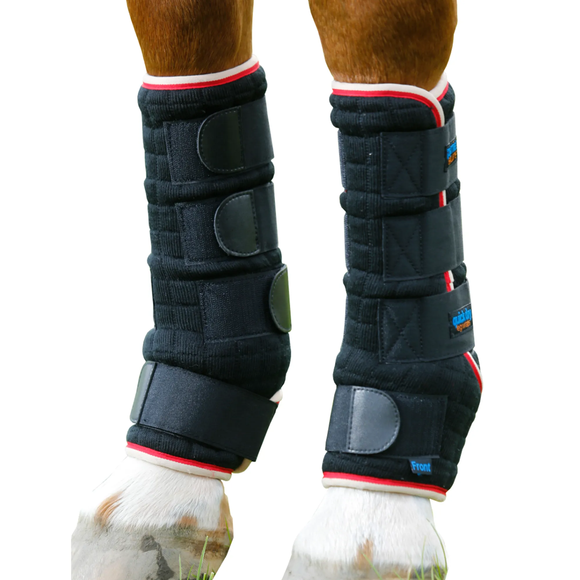 Premier Equine Quick Dry Leg Wraps Black