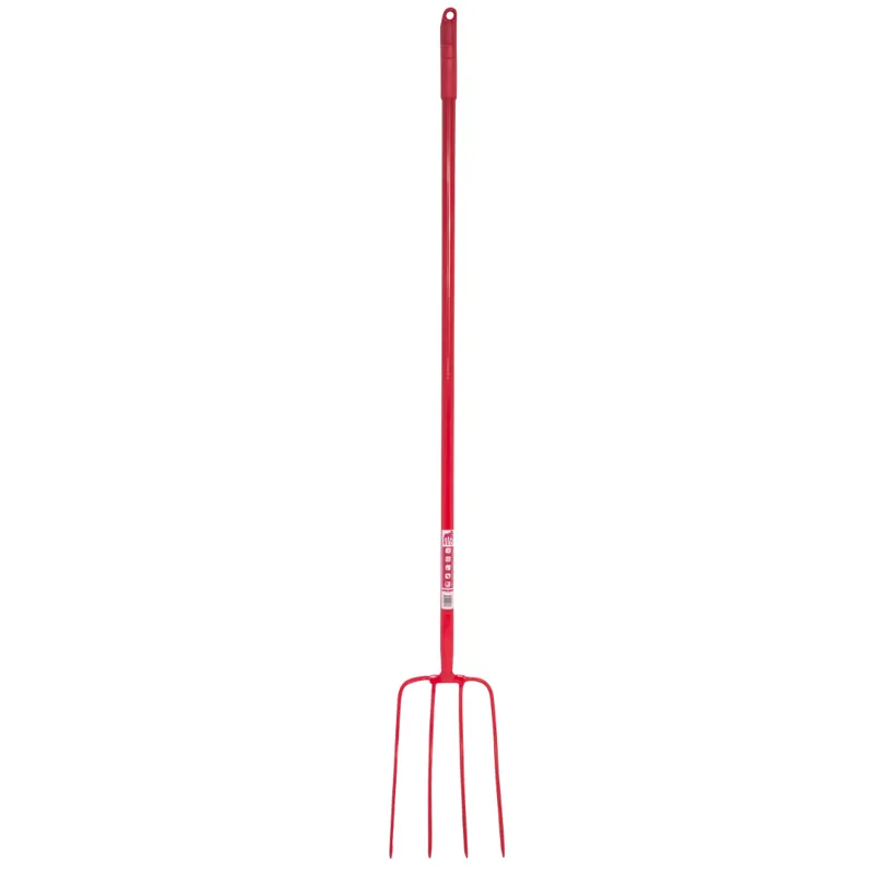 Manure Fork 4 Prong Long Handle