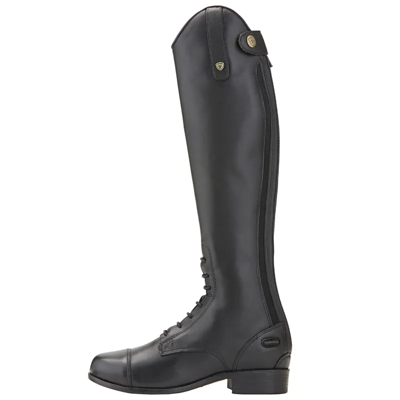 Ariat Junior Heritage Contour Field Zip Boot Black-1