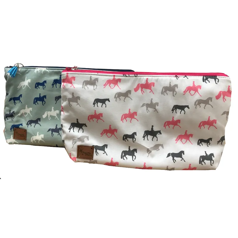 Large Toiletry Bag Pink Horse