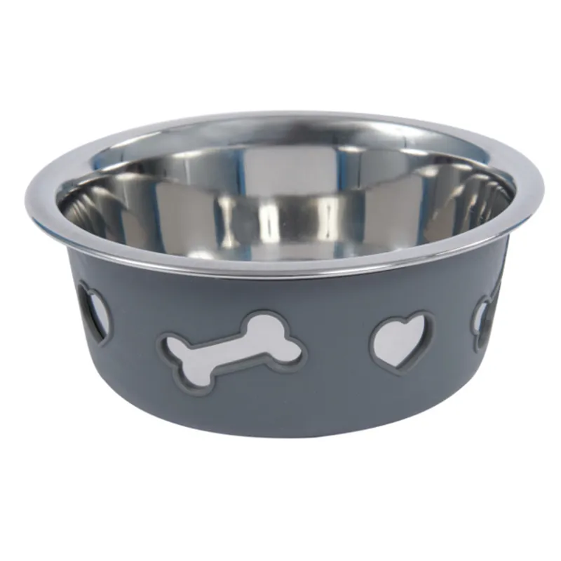 Weatherbeeta Non-Slip Silicone Dog Bowl Grey