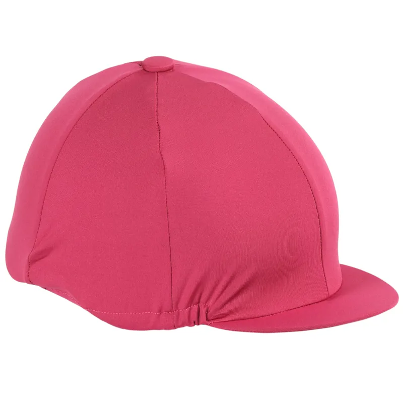 Shires Lycra Hat Cover Raspberry