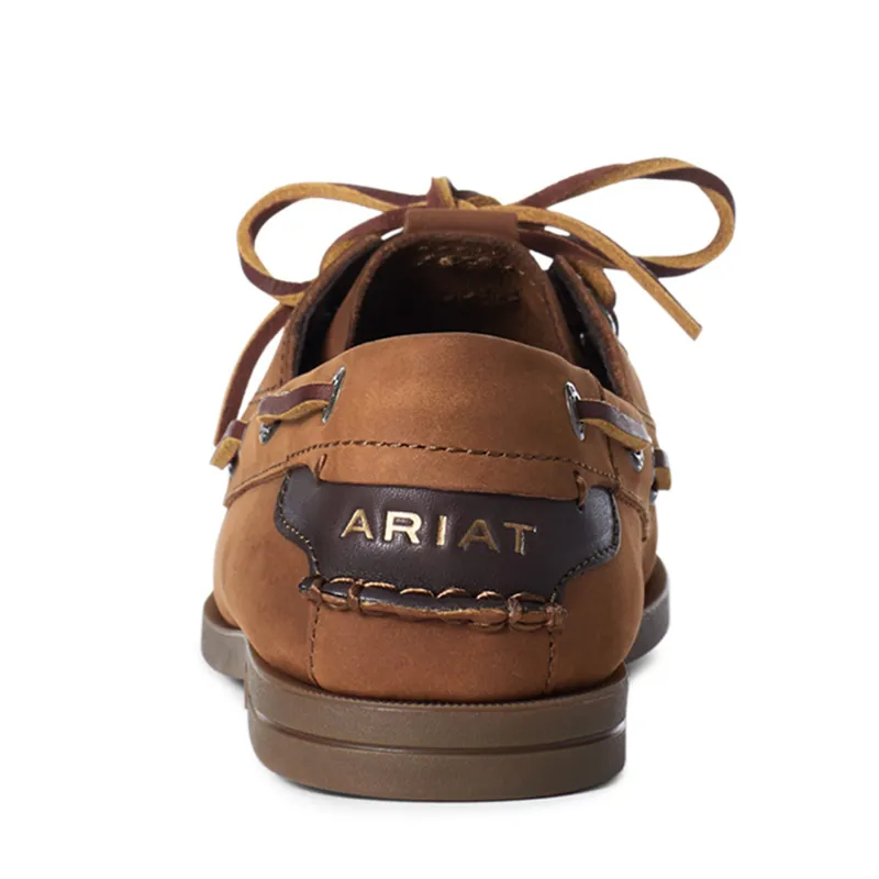 Ariat Ladies Antigua Deck Shoe Walnut-2