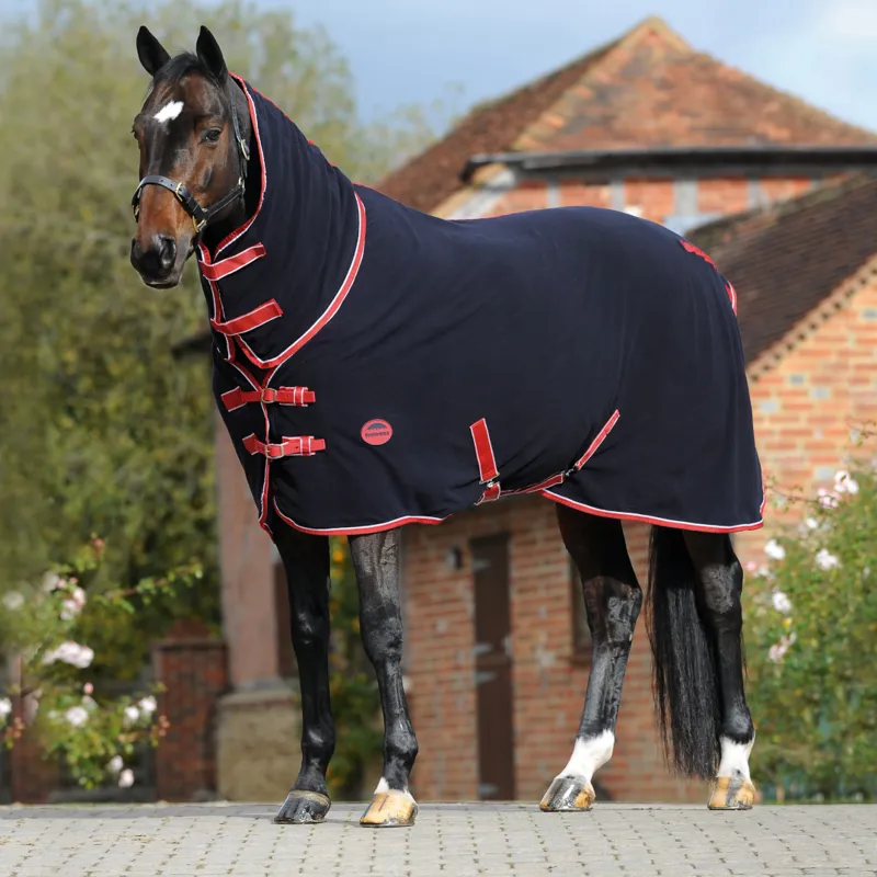 Weatherbeeta Fleece Cooler Combo Navy/Red/White