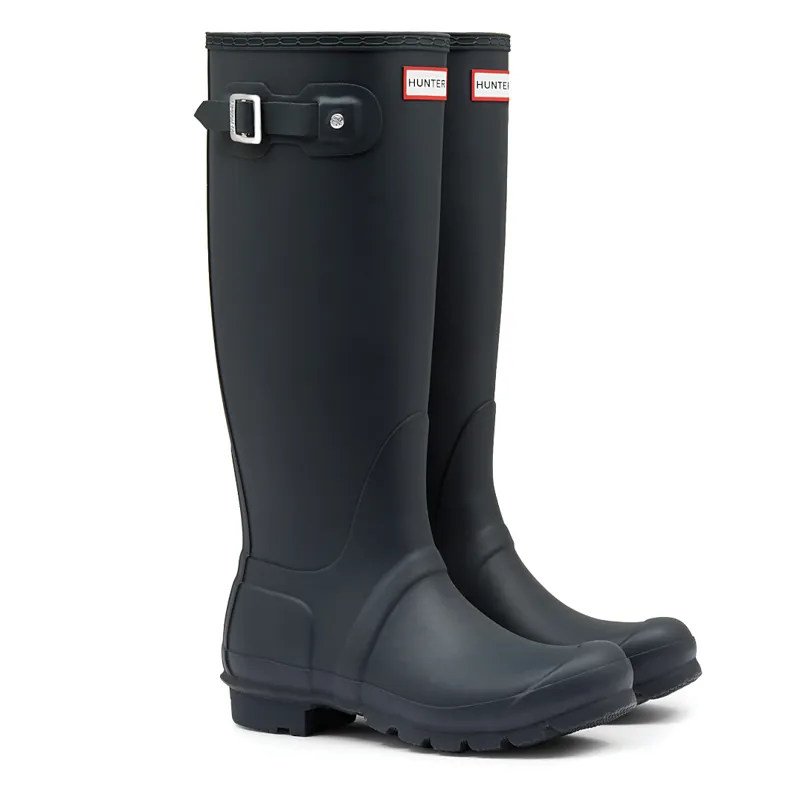 Hunter Womens Original Tall Wellingtons Navy