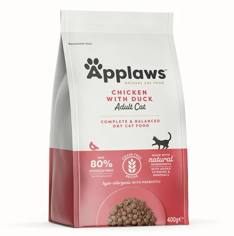 Applaws Cat Dry Chicken and Duck 400g