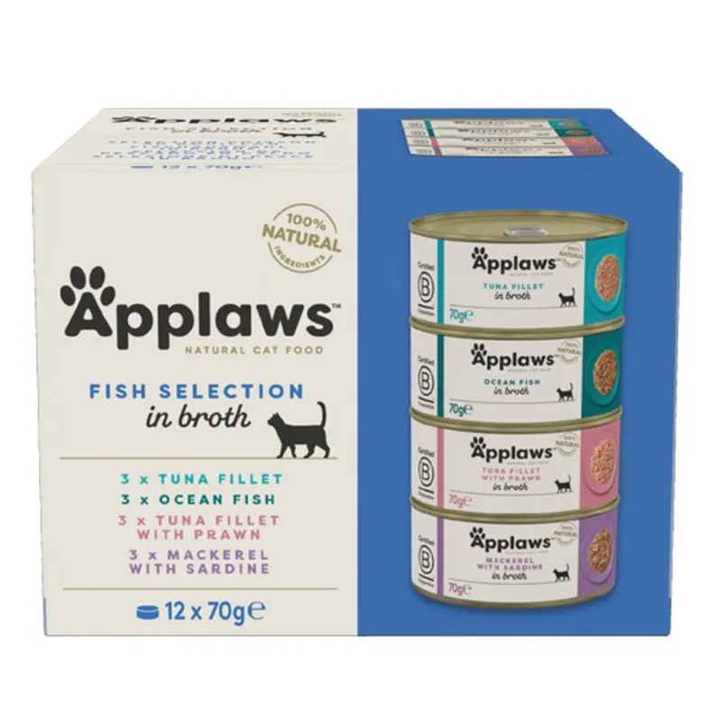 Applaws Cat Tin Fish 12 x 70g