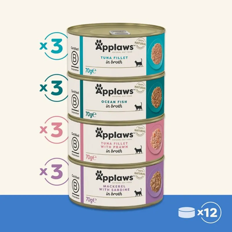 Applaws Cat Tin Multipack 12 x 70g-2