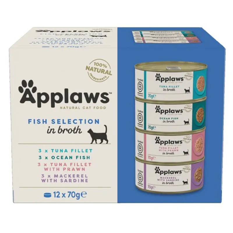 Applaws Cat Tin Multipack 12 x 70g