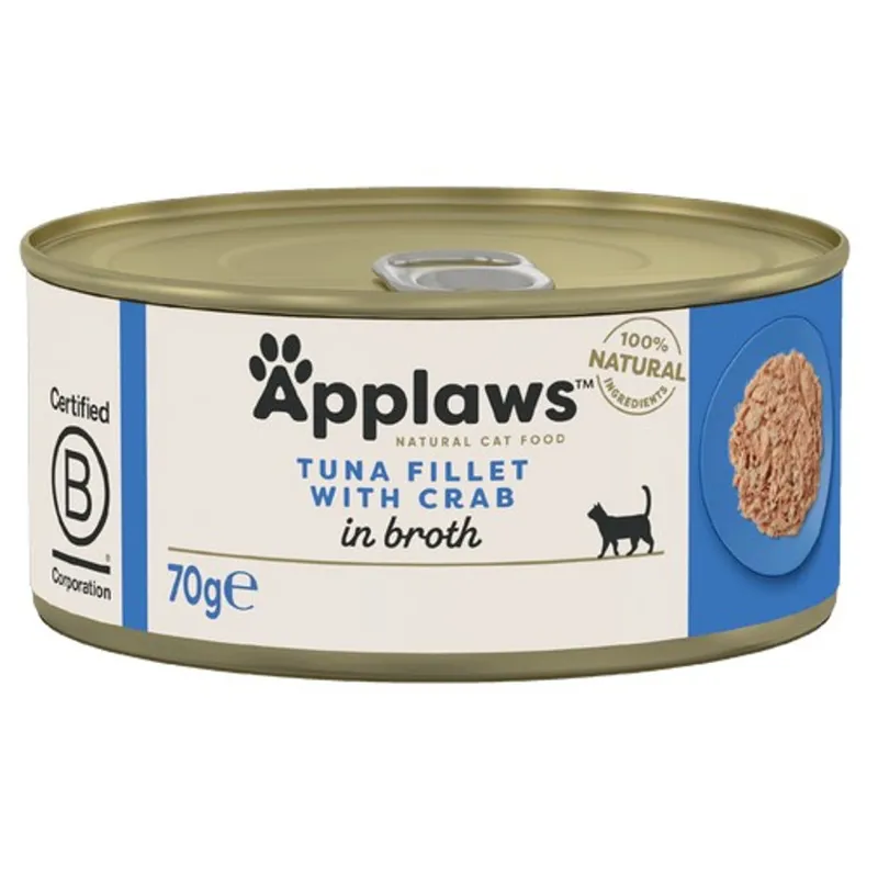 Applaws Cat Tin Tuna and Crab 70g