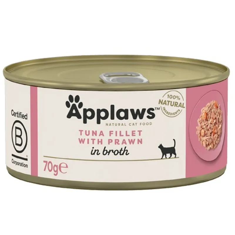 Applaws Cat Tin Tuna and Prawn 70g