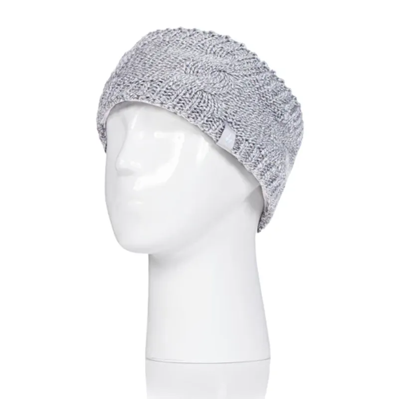 Heat Holders Ladies Alta Thermal Headband Grey-1